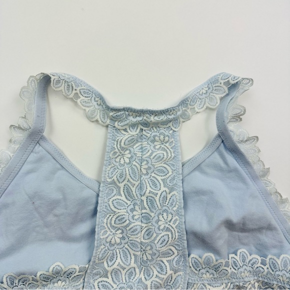 Aerie Light Blue Lace Bralette Size XL - Picture 8 of 9